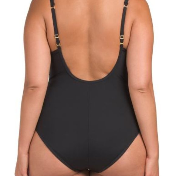 LA BLANCA Tied One-piece Swimsuit NWT Size 22 - Picture 3 of 3